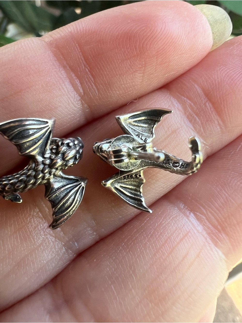 Pandora x Game of Thrones Dragon Stud Earrings – Sterling Silver - Picture 9 of 10